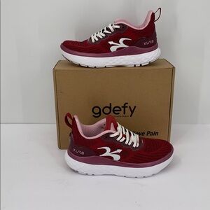 GDefy Gravity Defyer running shoe sneaker burgundy pink VersoCloud women new 6.5